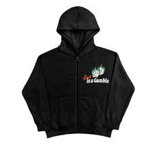 Load image into Gallery viewer, “Different gamble “ zip hoodie