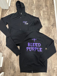 “B4LT1M0RE vs ANYBODY” full zip hoodie